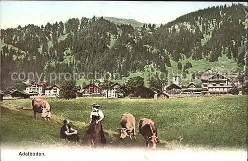 Adelboden Teilansicht  Kat. Adelboden