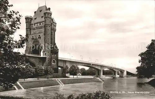 Worms Rhein Neue Rheinbruecke Kat. Worms