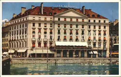 Geneve GE Hotel des Bergues Lac Leman Kat. Geneve