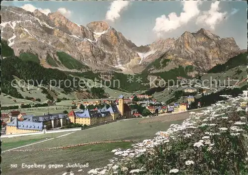 Engelberg OW mit Juchlipass Blumenwiese Kat. Engelberg