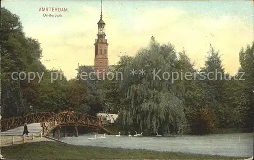 Amsterdam Niederlande Oosterpark Kat. Amsterdam