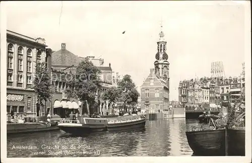 Amsterdam Niederlande Munt Singel bloemenmarkt Kat. Amsterdam