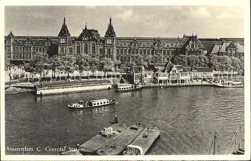 Amsterdam Niederlande Central Station Kat. Amsterdam