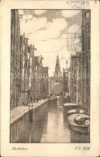 Amsterdam Niederlande Kolk Kat. Amsterdam