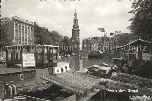 Amsterdam Niederlande Singel Kat. Amsterdam