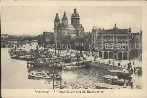 Amsterdam Niederlande Pr Hendrikkade St Nicolaaskerk Kat. Amsterdam