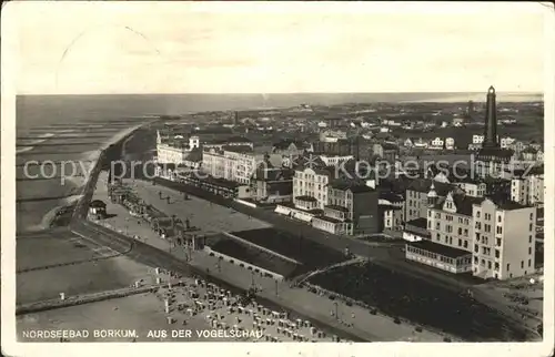 Borkum Nordseebad Fliegeraufnahme / Borkum /Leer LKR