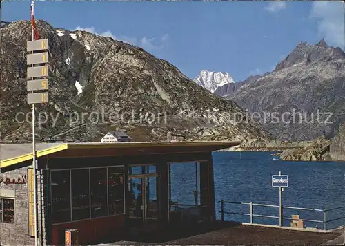 Grimsel Pass Kiosk Grimselblick Lauteraarhorn / Grimsel /Rg. Innertkirchen