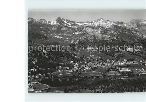 St Moritz GR mit Corviglia Piz Nair Kat. St Moritz