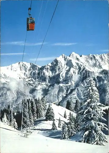 Flumserberge Kabinenbahn Tannenbodenalp Maschgachamm Sichelchamm Gamsberg / Flumserberg Bergheim /Bz. Sarganserland