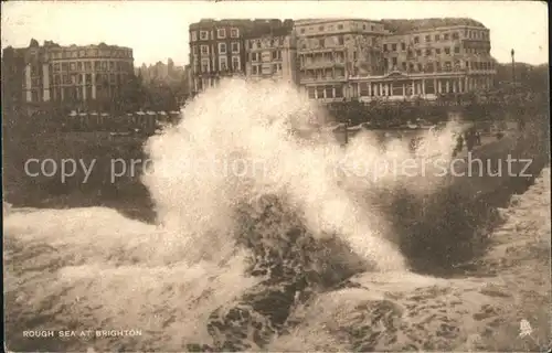 Brighton East Sussex Rough Sea / Brighton East Sussex /