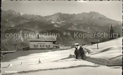 Partnachalm Winteridyll Kat. Garmisch Partenkirchen