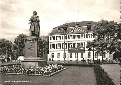 Bonn Rhein Beethovendenkmal / Bonn /Bonn Stadtkreis