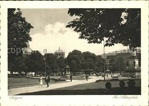 Stuttgart Am Schlossplatz Kat. Stuttgart