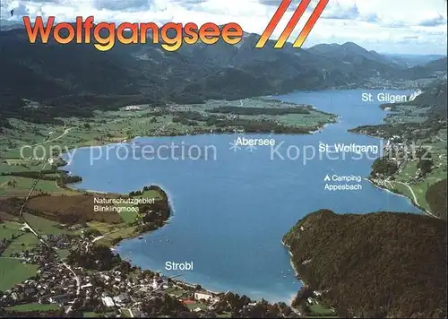 Wolfgangsee St Wolfgang Abersee St Gilgen Strobl  Kat. Oesterreich