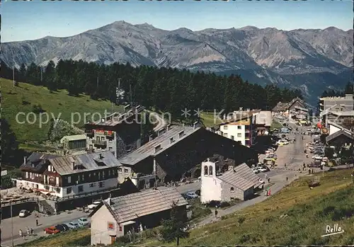 Valberg Vue panoramique sur le centre de la station Kat. Peone