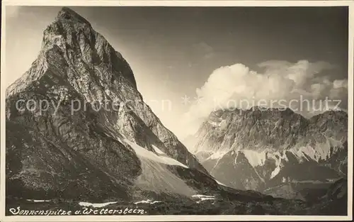 Wetterstein Sonnenspitze Kat. Oberstdorf