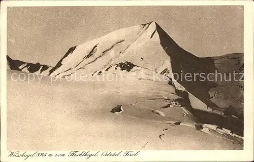 Weisskugel Fluchtkogel  Kat. Langtaufers oetztaler Alpen