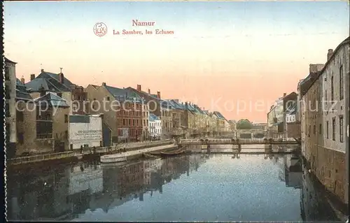 Namur Wallonie La Sambre Les Ecluses Kat. 