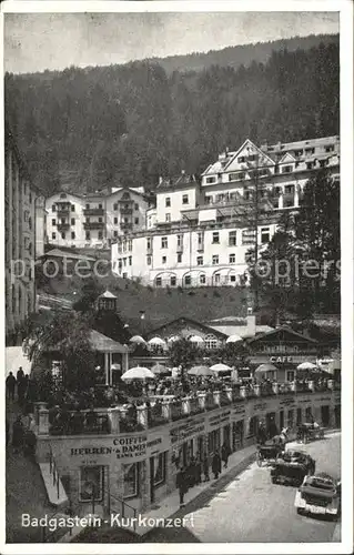 Badgastein Kurkonzert Kat. Bad Gastein