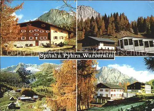 Pyhrn Linzerhaus Berghotel Hengl Wurzeralm Landesjugendheim Kat. 