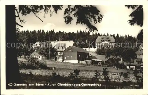 Erzgebirge Region Oberb?rensburg HO Gastst?tte zum B?ren Kat. Annaberg