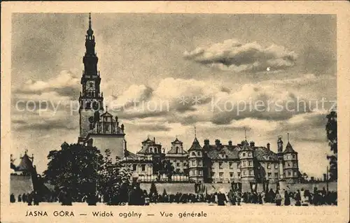 Jasna Gora Widok ogolny Kirche / Czestochowa Schlesien /