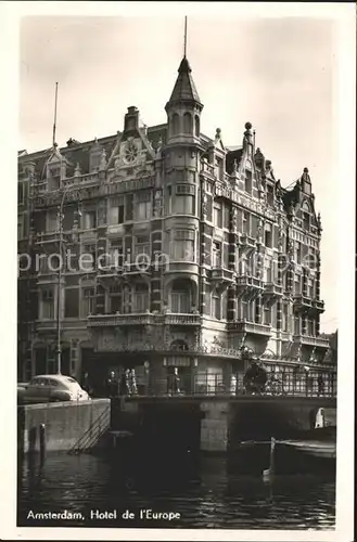 Amsterdam Niederlande Hotel de l`Europe Kat. Amsterdam