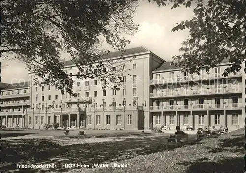 Friedrichsroda FDGB Heim Waltr Ulbricht Kat. Friedrichsroda