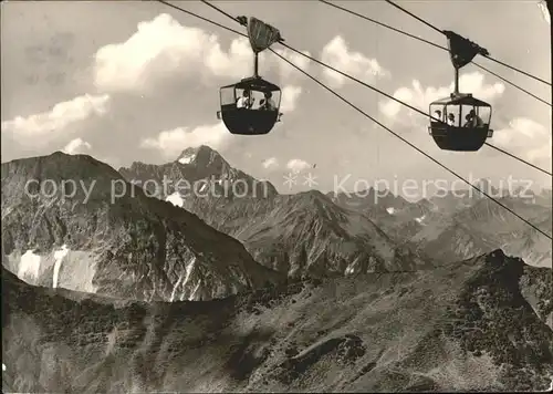 Riezlern Kleinwalsertal Vorarlberg Kanzelwandbahn Widderstein Hochkuenzelspitze Kat. Mittelberg