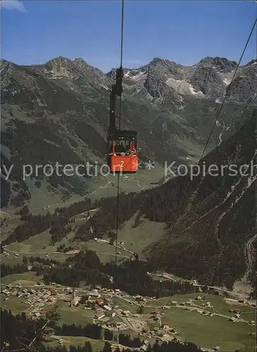 Kleinwalsertal Seilbahn Kat. Oesterreich