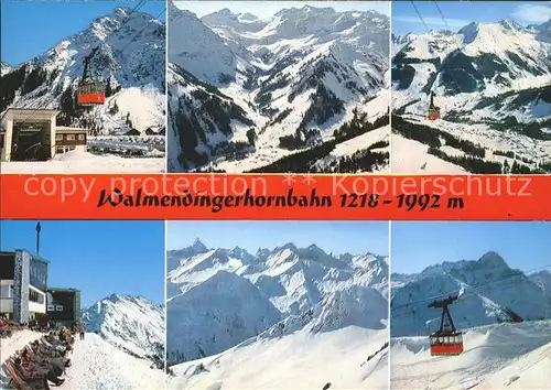 Kleinwalsertal Walmendingerhornbahn Kat. Oesterreich