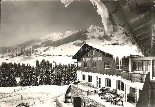 Mittelberg Kleinwalsertal Alpengasthof Wildental Kat. Oesterreich