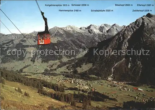 Kleinwalsertal Walmendingerhornbahn Kat. Oesterreich