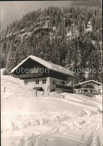 Hirschegg Kleinwalsertal Vorarlberg Margarethen Hoehe Kat. Mittelberg