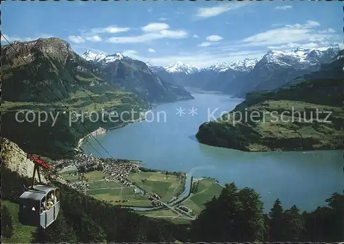 Brunnen Vierwaldstaettersee SZ Luftseilbahn Urmiberg Kat. Brunnen