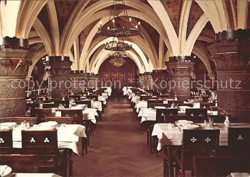 Gent Gand Flandre Restaurant Tea Room Cafe Raadskelder anno 1425 Kat. 