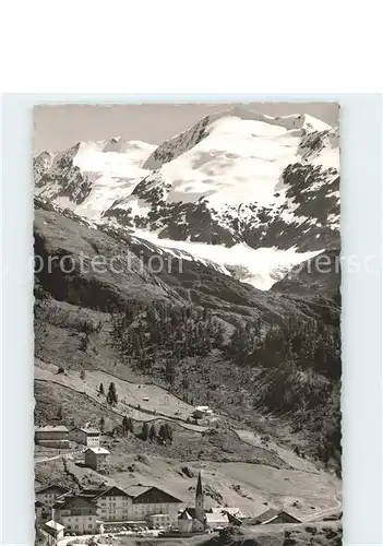 Obergurgl Soelden Tirol mit Schalfkogel Kat. Soelden oetztal