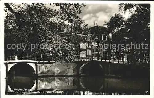 Amsterdam Niederlande Heerengracht Regulierungsgracht Kat. Amsterdam