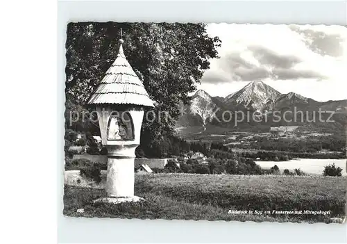 Egg Faakersee Bildstock Mittagskogel Kat. Villach Kaernten