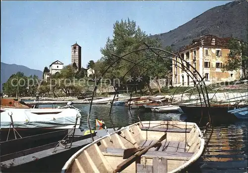 Locarno TI Il porto dei pescatori / Locarno /Bz. Locarno