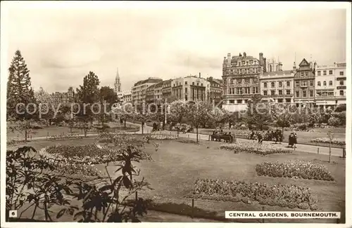 Bournemouth UK Central Gardens Kat. Bournemouth