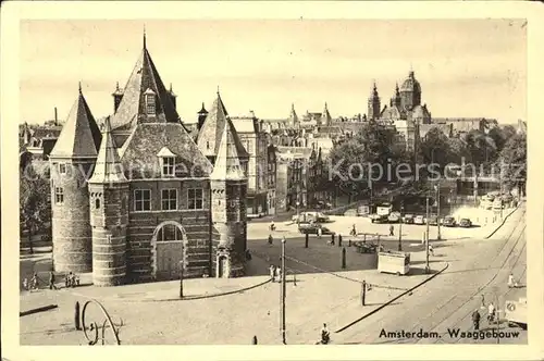 Amsterdam Niederlande Waaggebouw Kat. Amsterdam