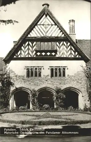 Potsdam Schloss Cecilienhof Kat. Potsdam