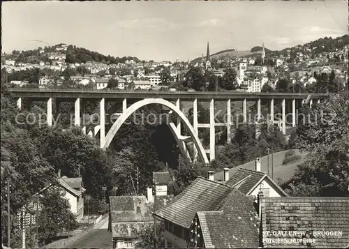 Bruggen SG Fuerstenlandbruecke Kat. St Gallen