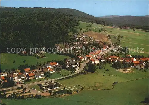 Gras Ellenbach Fliegeraufnahme Kneipphotel Kat. Grasellenbach