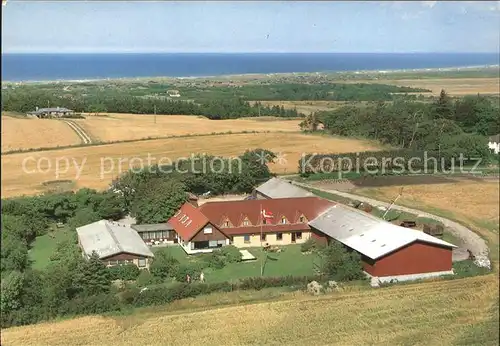 Fjerritslev Familienpension Hojgaarden Fliegeraufnahme Kat. Fjerritslev