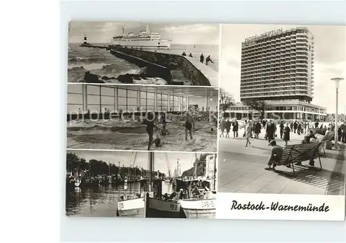 Rostock Warnemuende Hotel Neptun Faehre Hallenbad Hafen Kat. Rostock