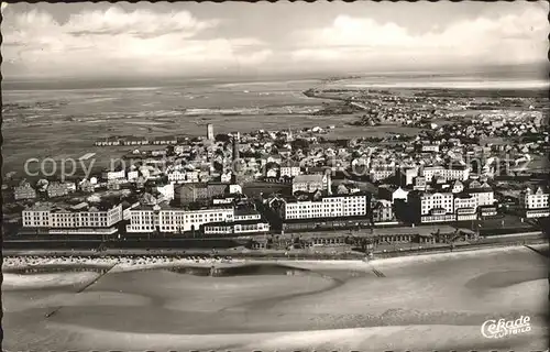 Borkum Nordseebad Fliegeraufnahme / Borkum /Leer LKR