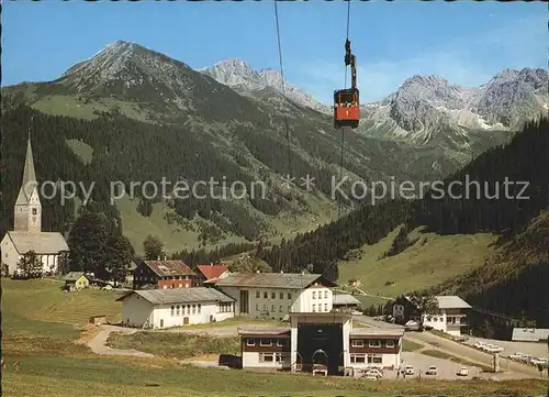 Mittelberg Boedmen Walmendingerhorn Bahn Kat. Mittelberg Kleinwalsertal